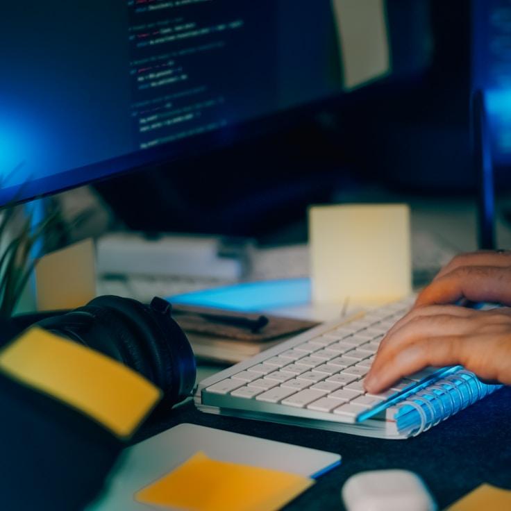 Technical rendering setup showing 3D element optimization for presentations